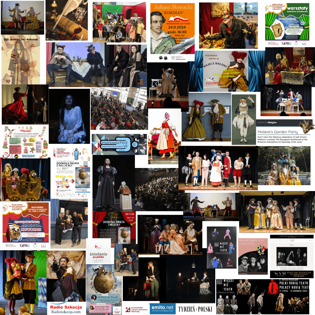 Roczny collage 2024 z teatrem MOS