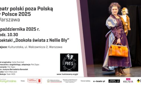 Październik z Fundacją Pomysłodalnia czyli Teatr polski poza Polską: DOOKOŁA ŚWIATA Z NELLIE BLY w Kulturotece