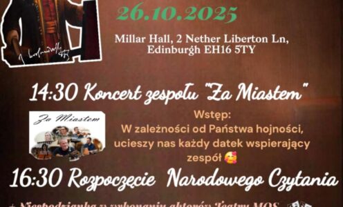 Czytanie Narodowe 2025 w Edynburgu
